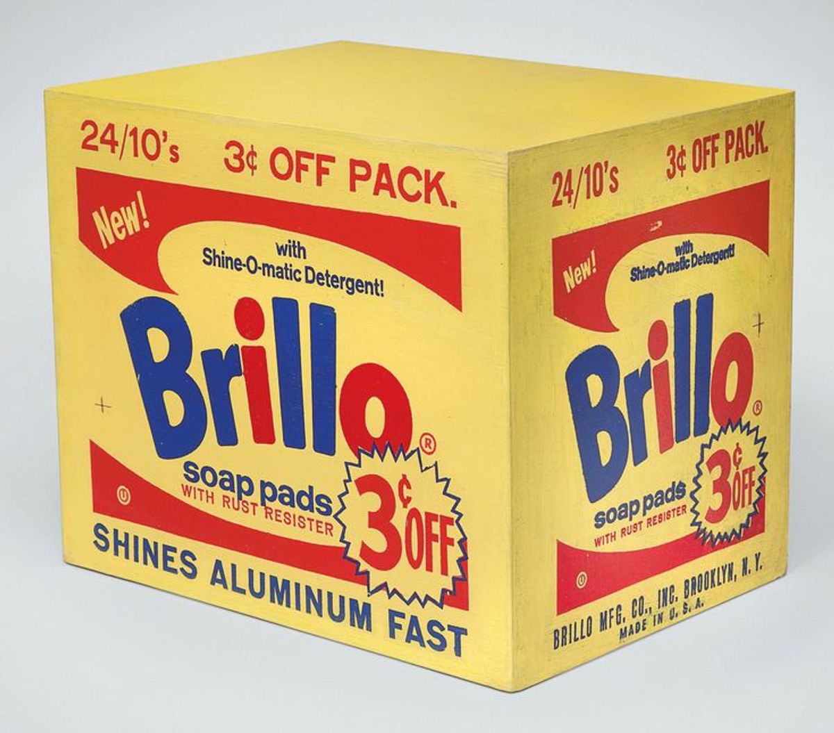 Andy Warhol'un tasarladığı deterjan paketi
