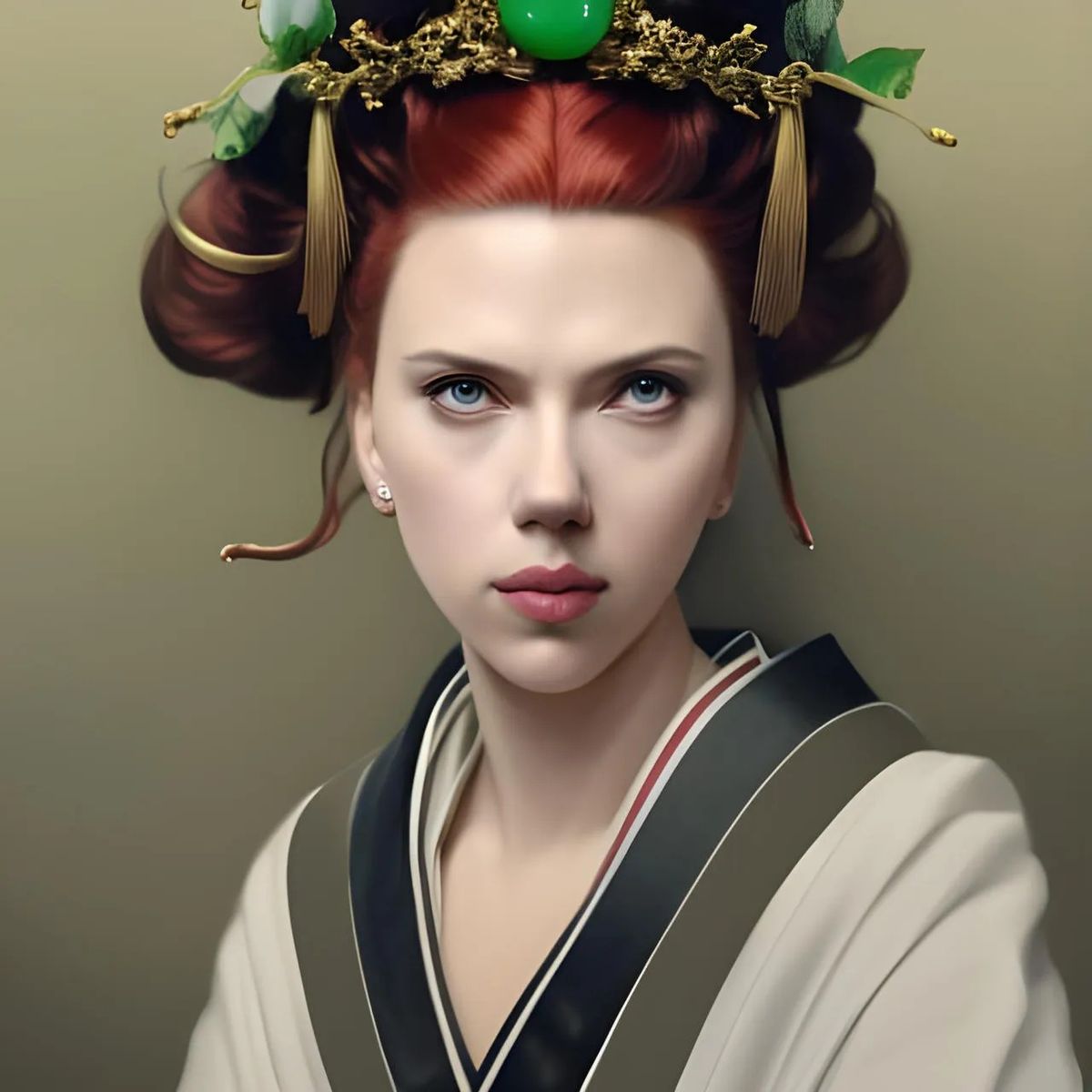 Scarlett Johansson AI art