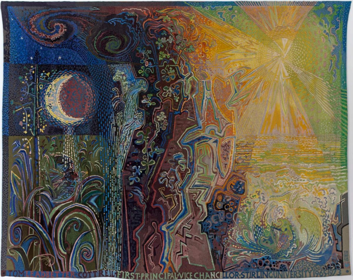 Doğanın Yapı Taşlarıyla Manzara, John Craxton, 1975-1976 | Kaynak: Meşher