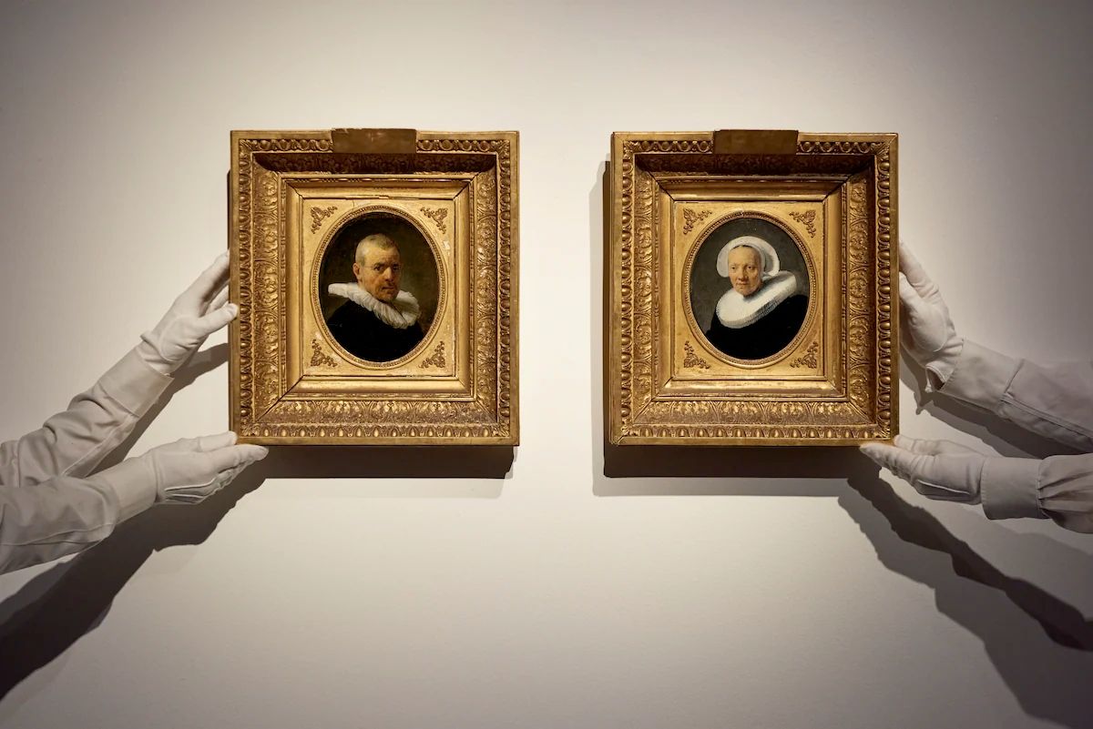 Jan Willemsz van der Pluym ve Jaapgen Carels çiftinin portreleri | Kaynak: Christie's
