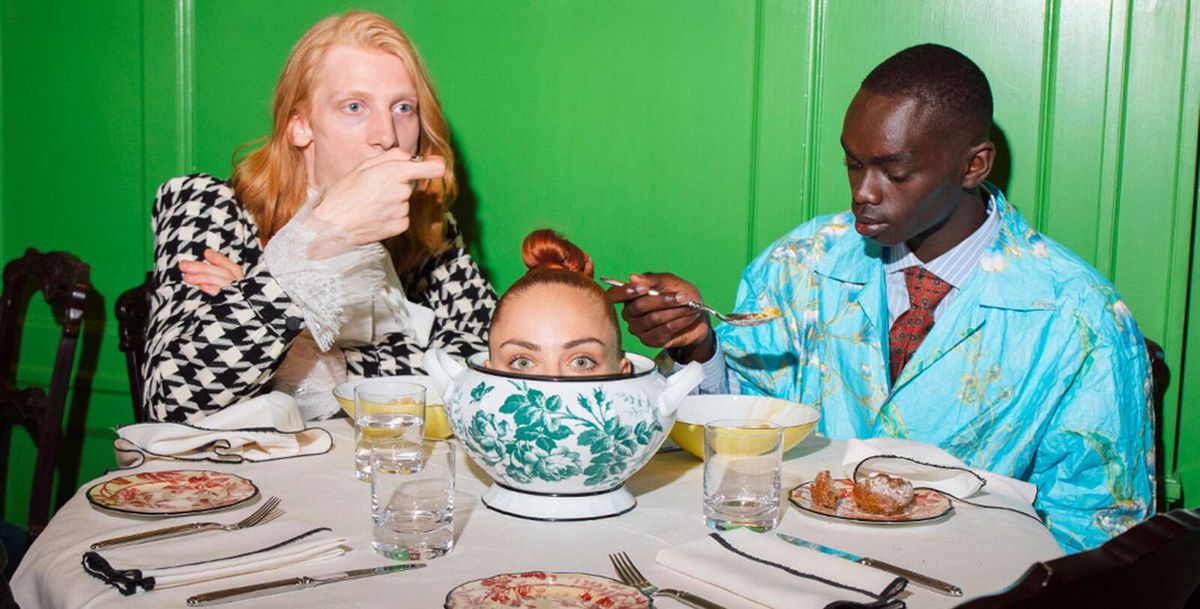 Gucci Osteria' da "sıradan" bir masa