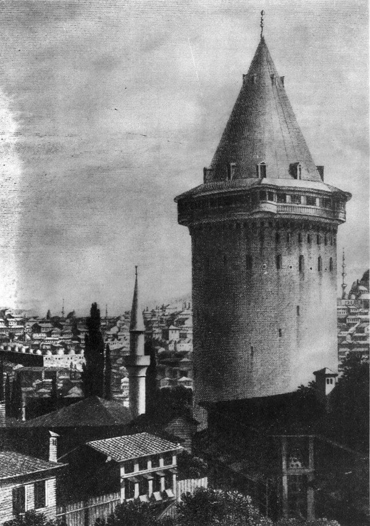Melling (1763 – 1831) gravüründen bir parça