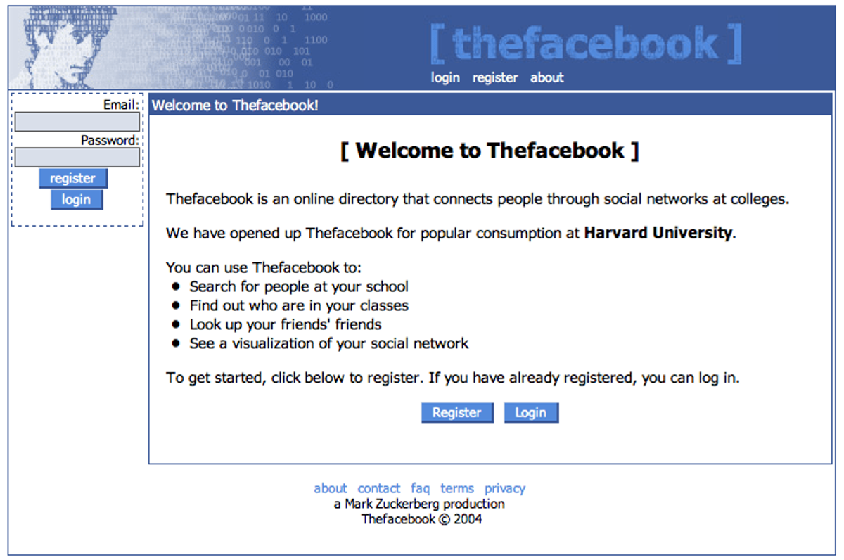 thefacebook - 2004