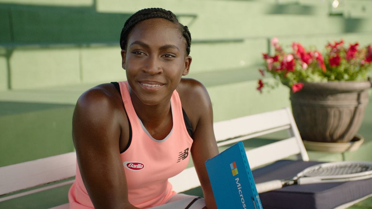 Coco Gauff- Microsoft