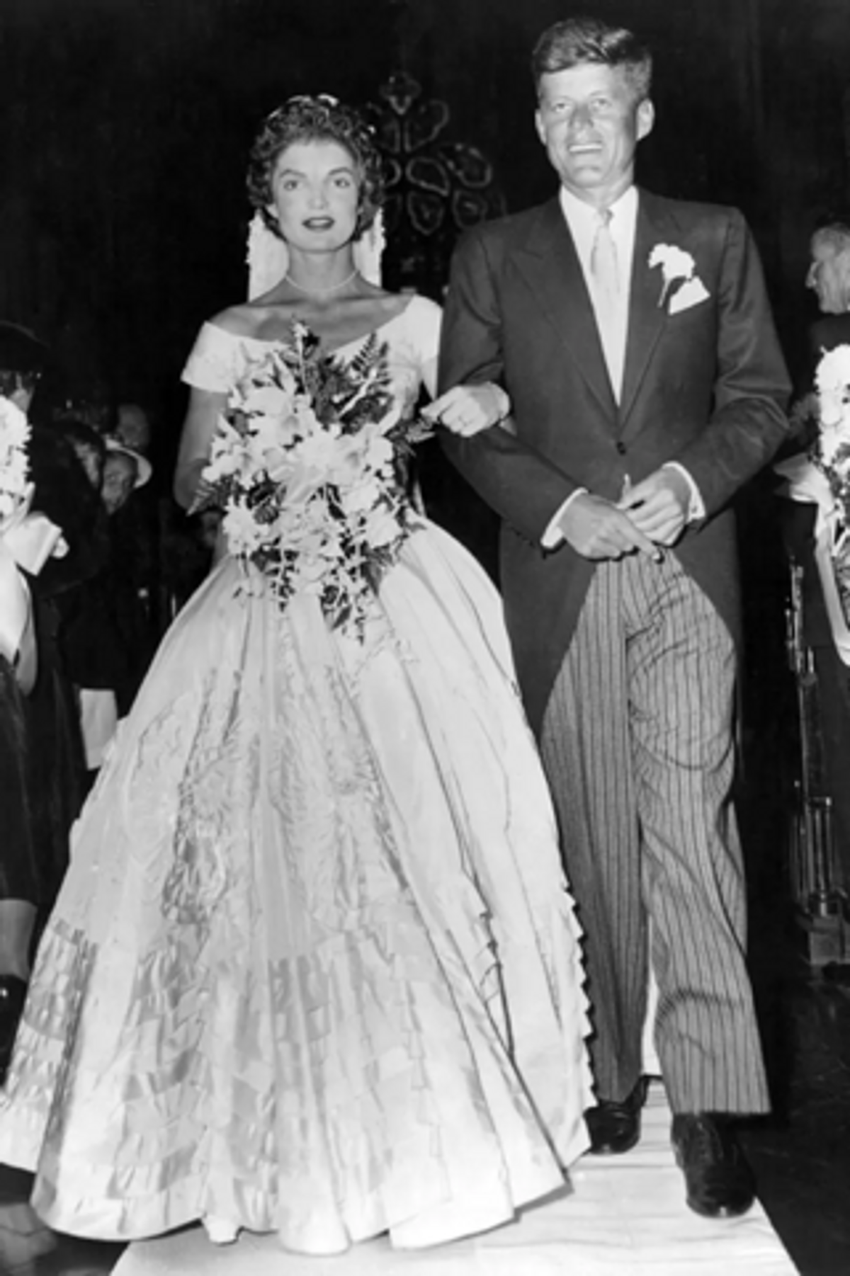 Jacqueline Bouvier ve John F. Kennedy’nin düğünü, 1953 Kaynak: Tatler