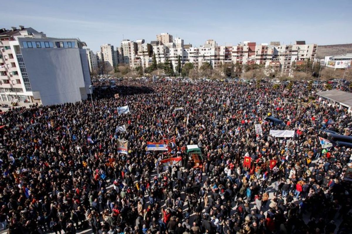 Ortodoks Kilisesi taraftarlarının protestosu (Şubat 2020)