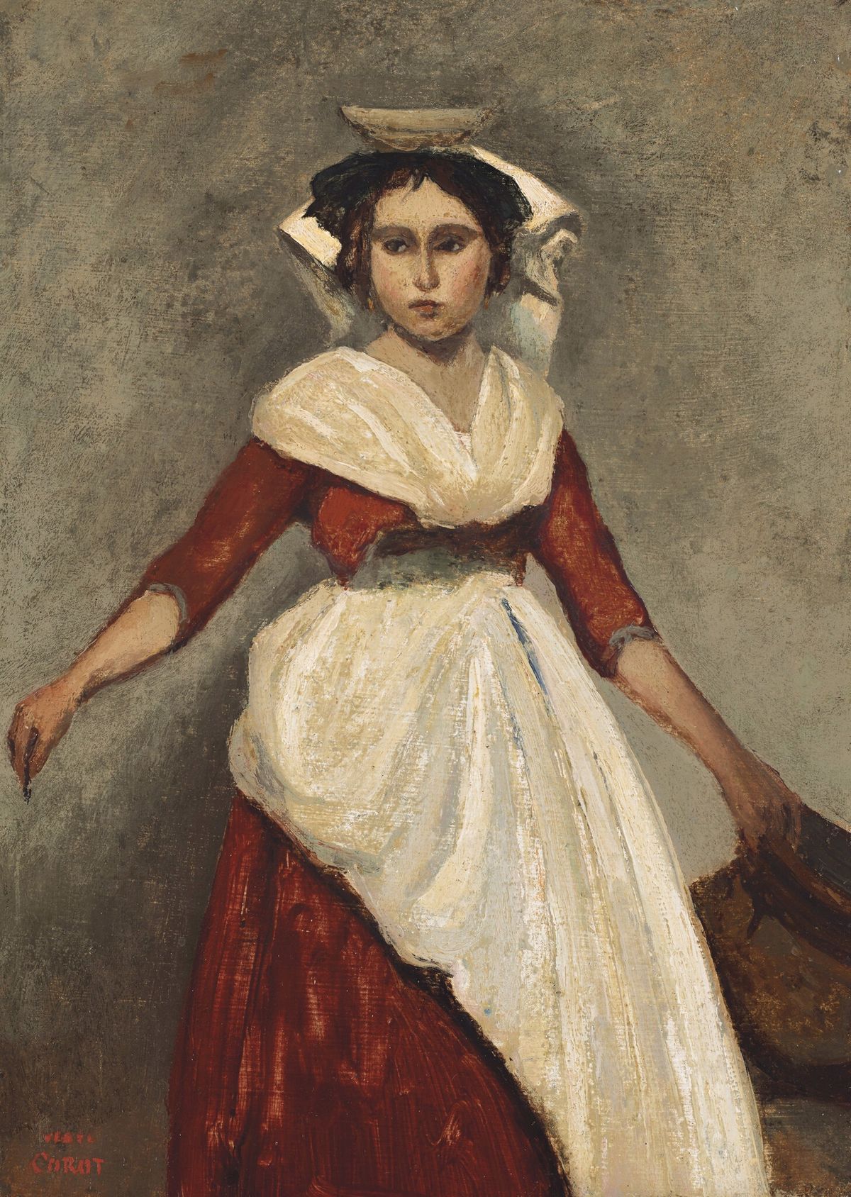Italienne debout tenant une cruche, Camille Corot / New York Times üzerinden