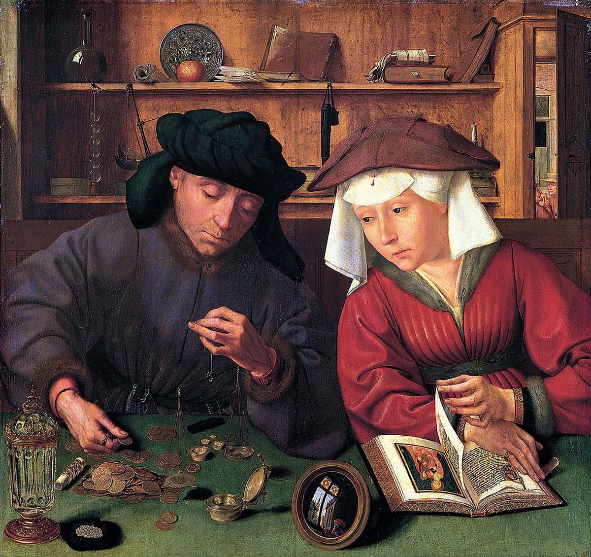 The Money Lender and His Wife, 