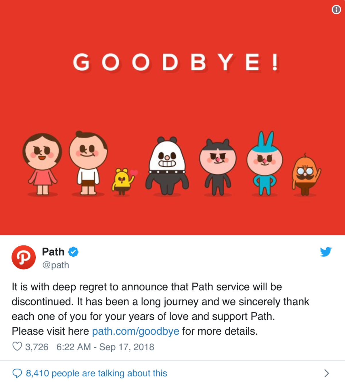 Path Goodbye