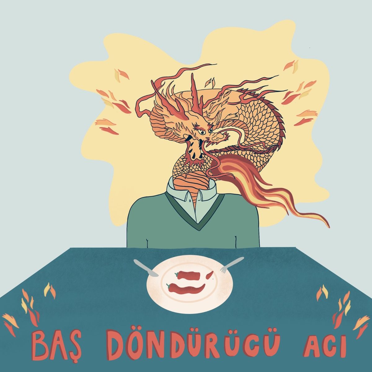acı illüstrasyon