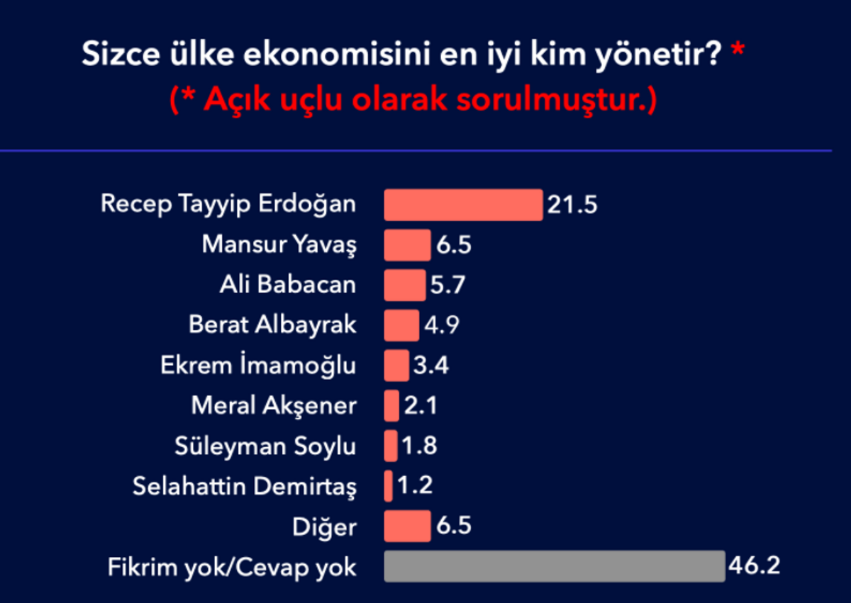 Ekonomiyi en iyi kim yönetir anketi