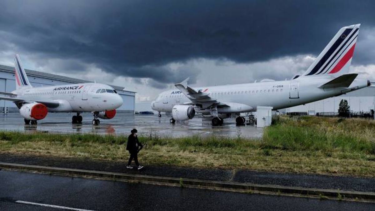 Air France uçakları.