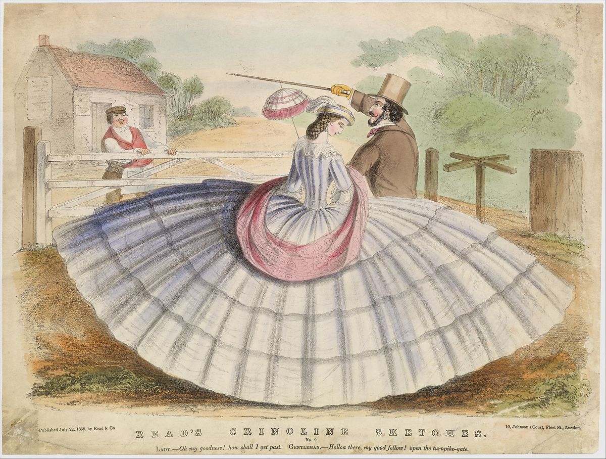 Read's Crinoline Sketches, No. 9 (22 Temmuz 1859) İngiliz, anonim
