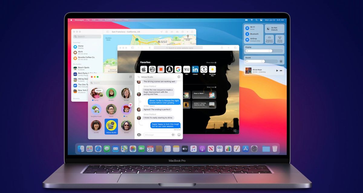 macOS Big Sur Masaüstü