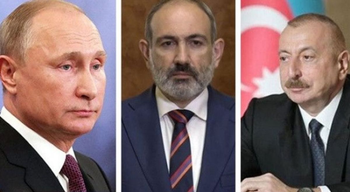 Putin, Paşinyan ve Aliyev