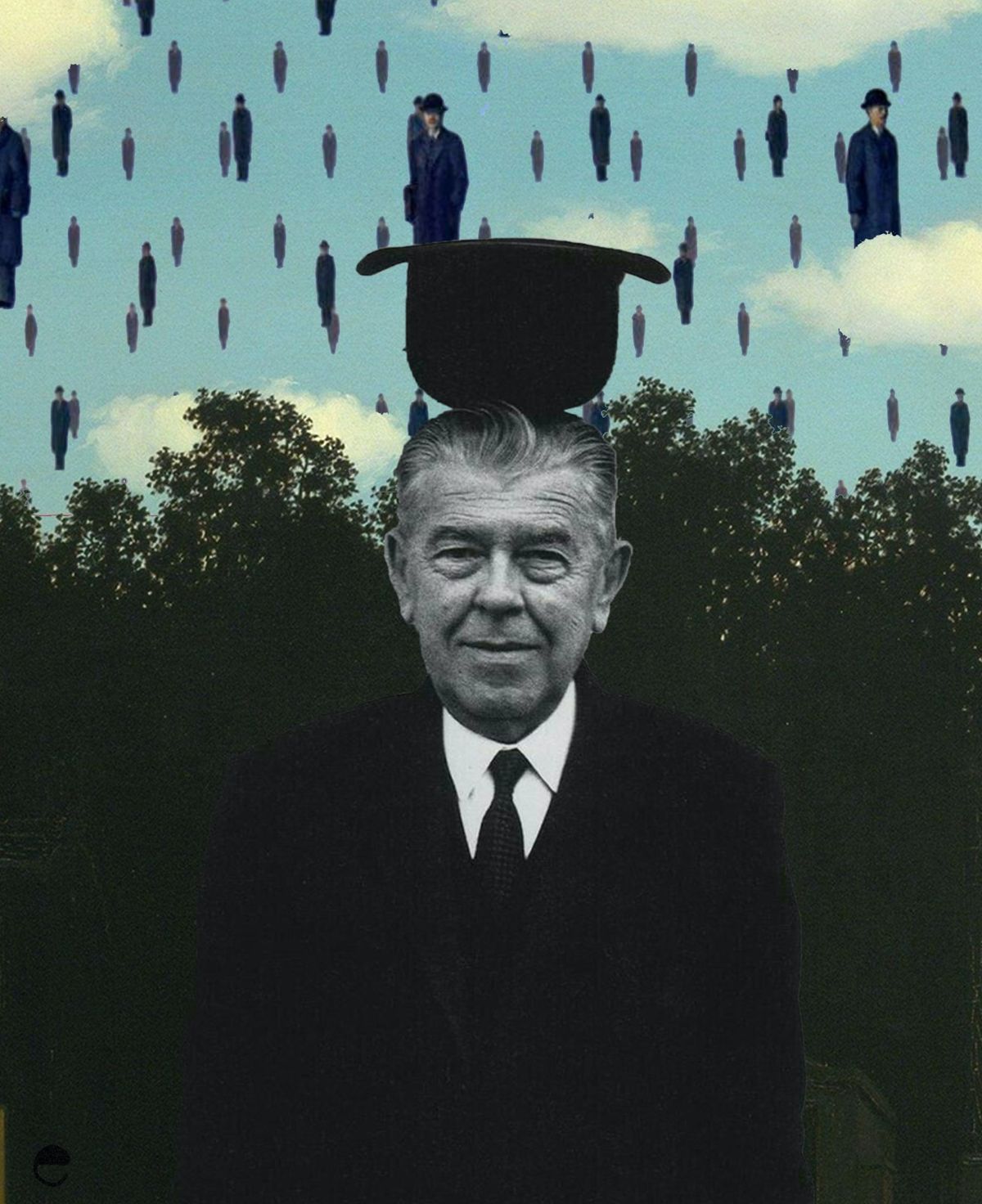 René Magritte Kolaj