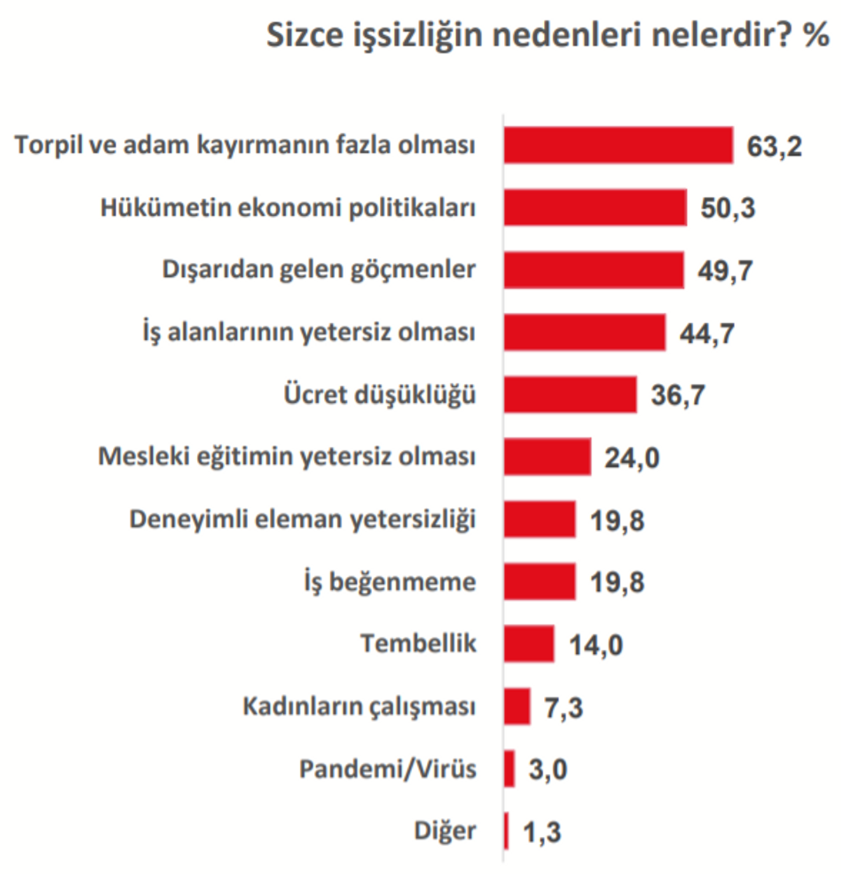 İşsizliğin nedenleri