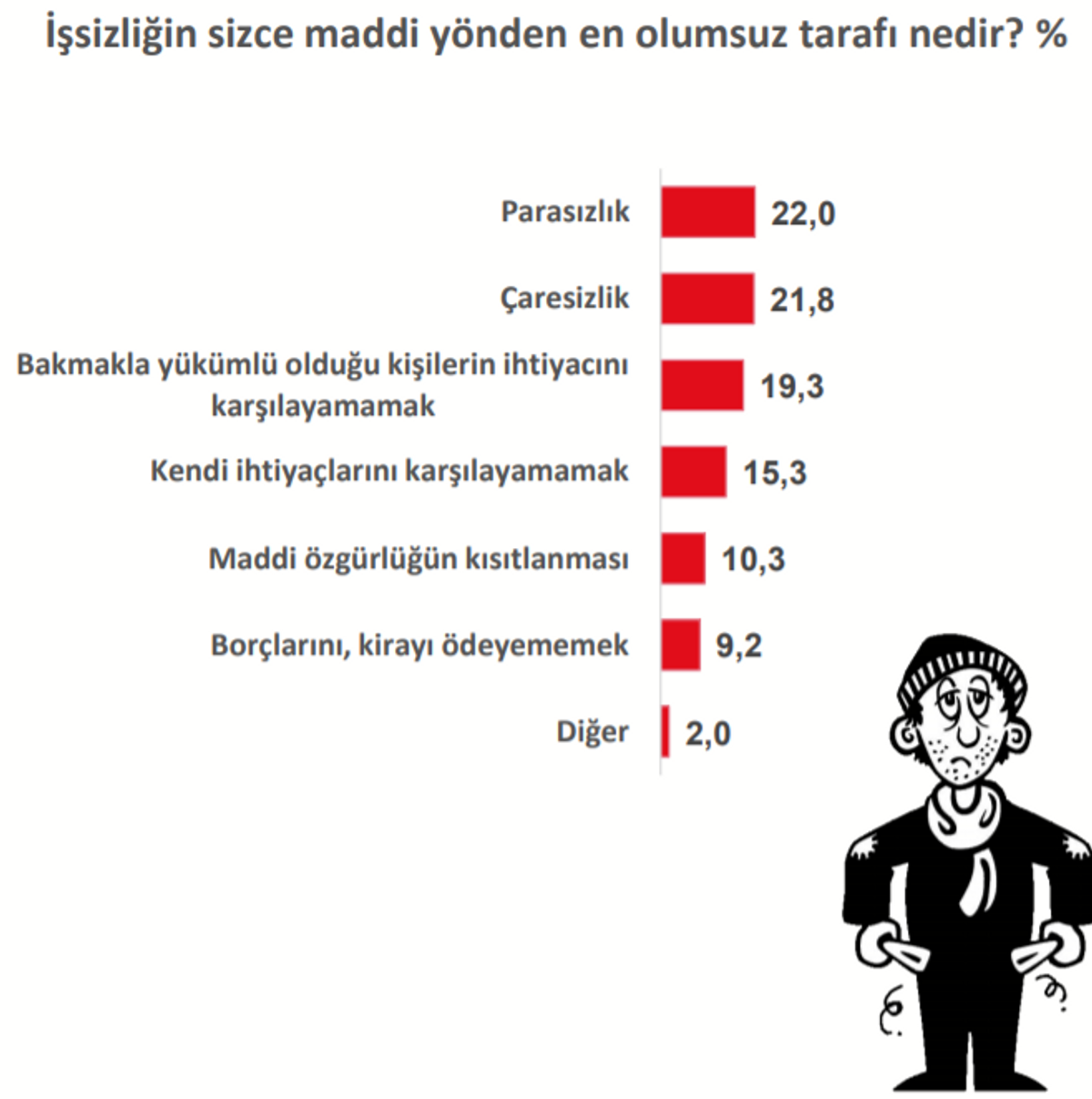 İşsizliği olumsuz yanı grafik
