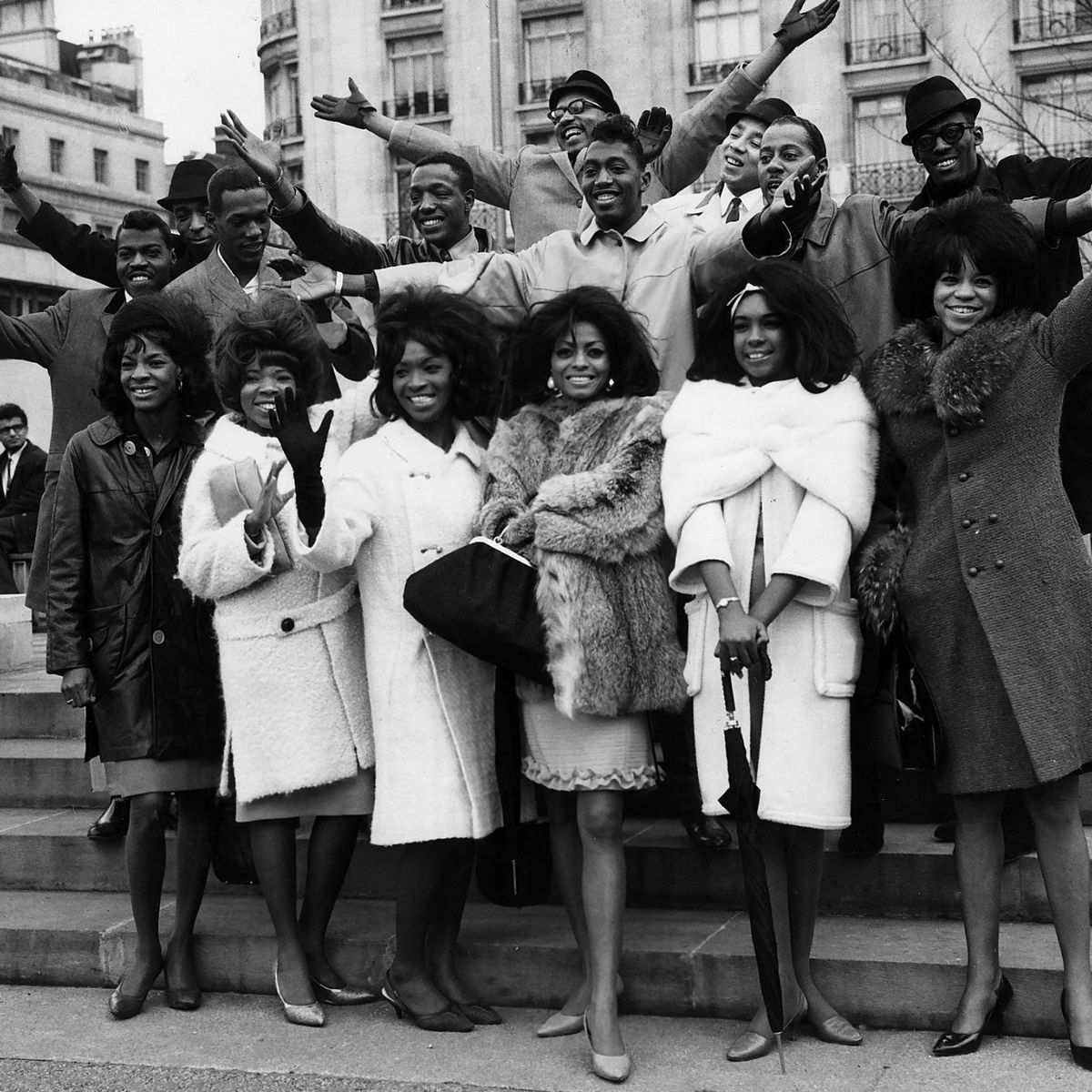 1965 turnesinde Motown yıldızları