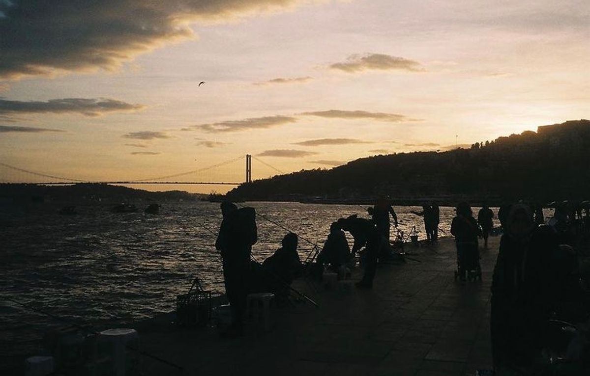 Denize karşı şöyle bir 1 İstanbul'u konuşan fotoğraflar