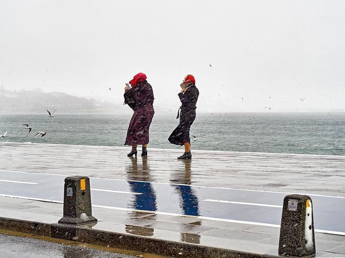 İstanbul'da kar 