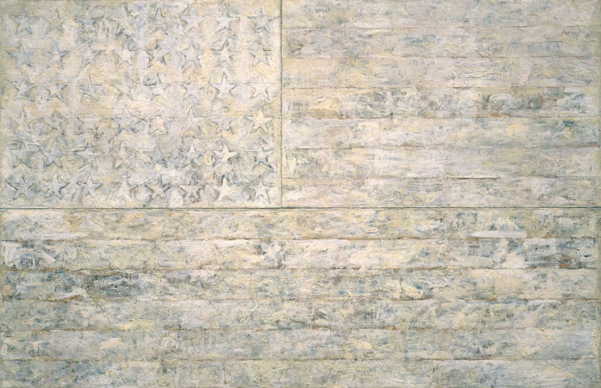 Jasper Johns, White Flag