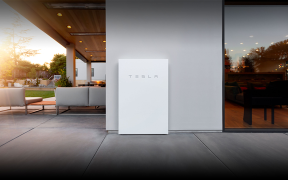 Tesla Powerwall bataryası.