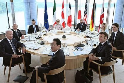 G-7 Zirvesi: Askerî destek, Nükleer silahsızlanma, yaptırımlar