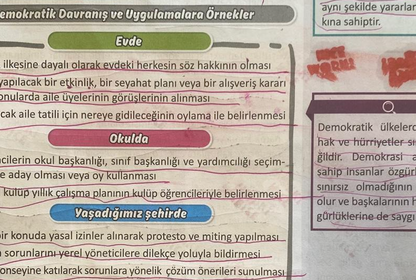 'Yaşayan demokrasimiz': Okulda öğretilen demokrasi sokakta bulunamıyor