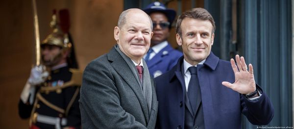 Chancellor Olaf Scholz and President Emmanuel Macron